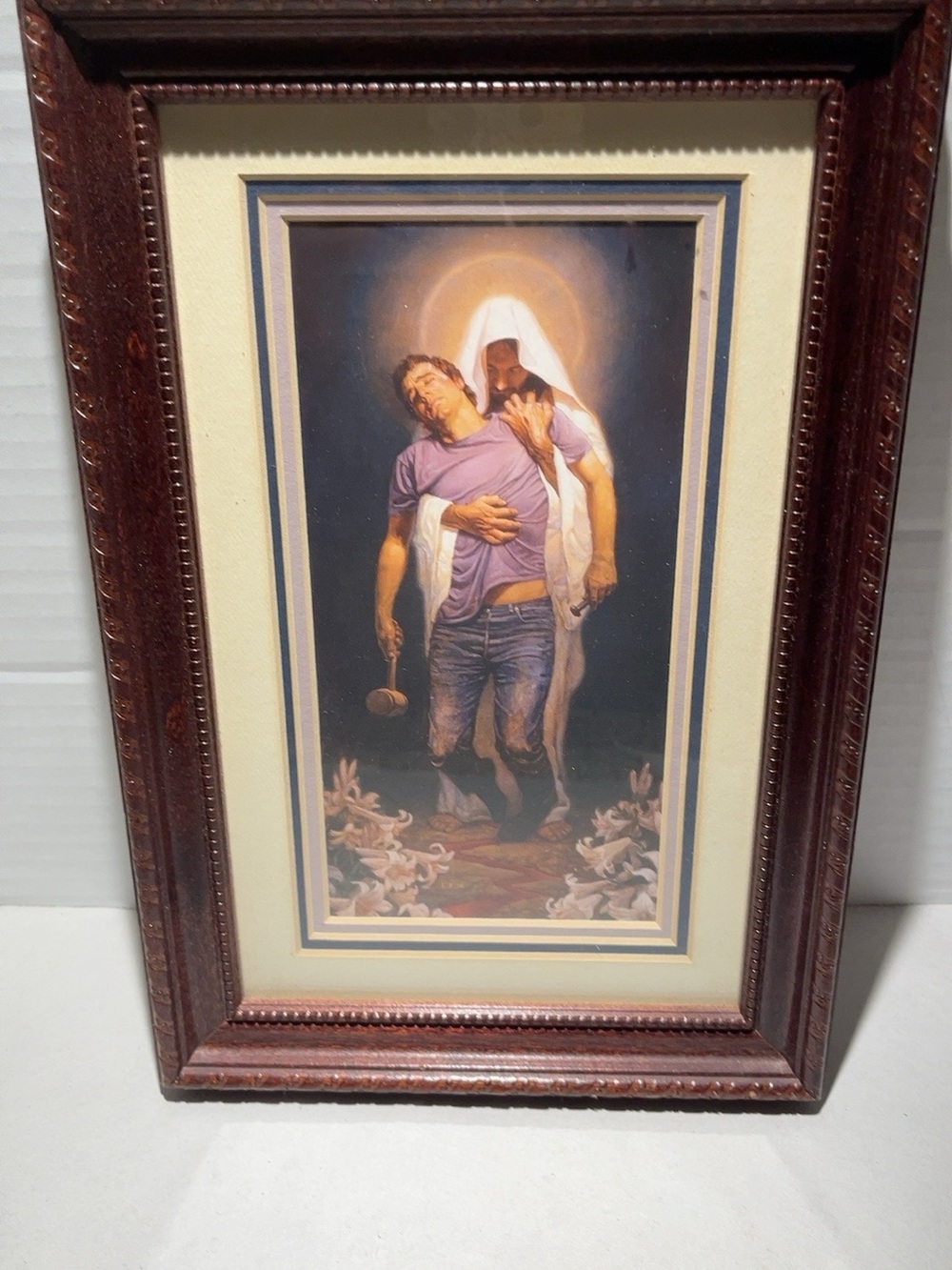 Thomas Blackshear II Forgiven Framed Christian Art Print MasterPeace 12x8